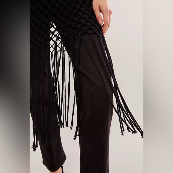 NEW FREE PEOPLE Sam Macrame Tunic Coverup - One Size - Picture 5 of 11